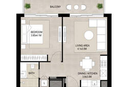 1 bedroom apartment